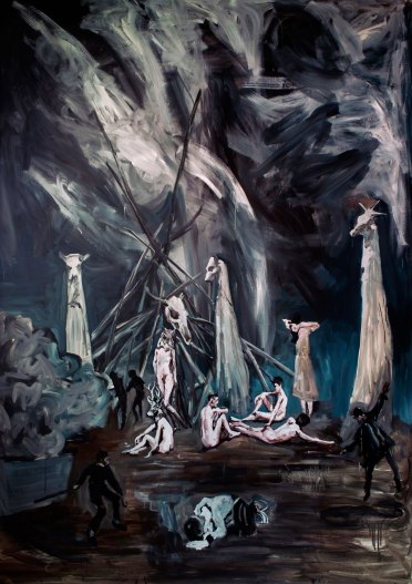 전혜림_Alternative Totem_ oil on canvas_ 280 x 163 cm_2016