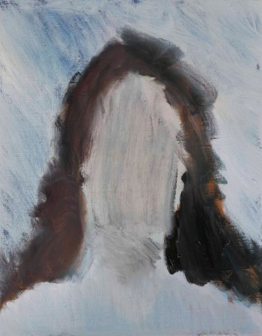 채온_지워진 여자2 oil on canvas 40.9x31