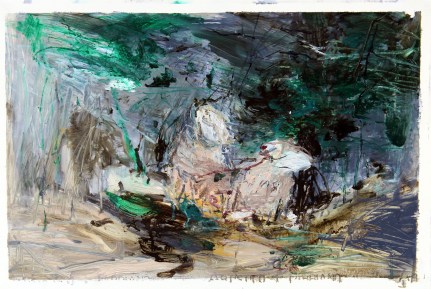 최수인_만들어진 장소_2012_oil on paper_43x65cm