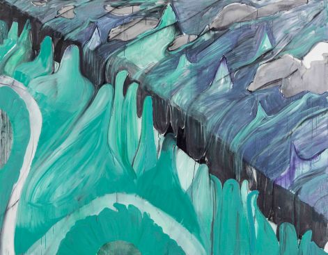 김세은_Crack_2016_Water mixed oil on canvas_200 x 255 cm