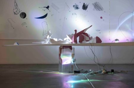 황효덕_시리면서 뜨거운 것을 위한 설계도 Pieces of Psyche_2017_Mixed Media_Dimensions variable(11)