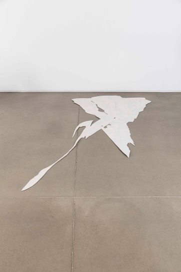 강정석_Game Ⅱ Plate_2017_Fiberglass, cardboard, lacquer spray, wood, acrylic primer_0.3 x 117.jpg